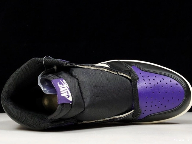 Cheap TB Jordan Purple Court 1 555088-501 Air 0823
